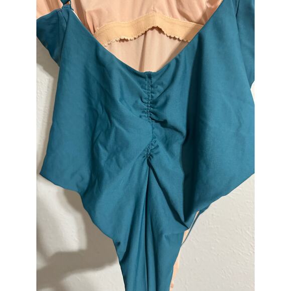 J. Crew Ruched Back one-piece cheeky swimsuit Size 8 - Picture 3 of 3